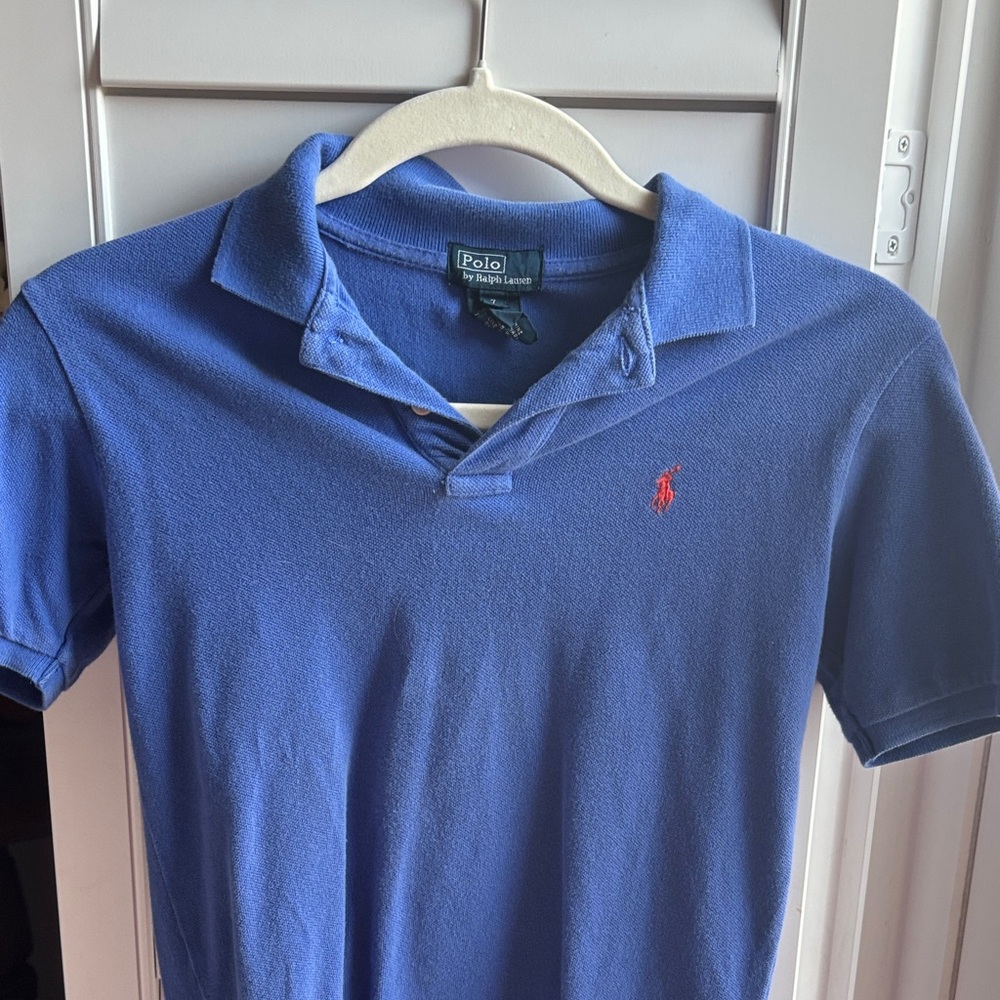 Polo by Ralph Lauren Blue Polo with Red Pony